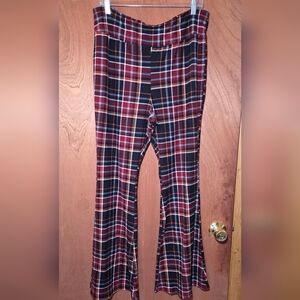 No Boundaries Plaid Flare in Orange & Black. Super Soft Poly Sz Xxxl (21) Junior